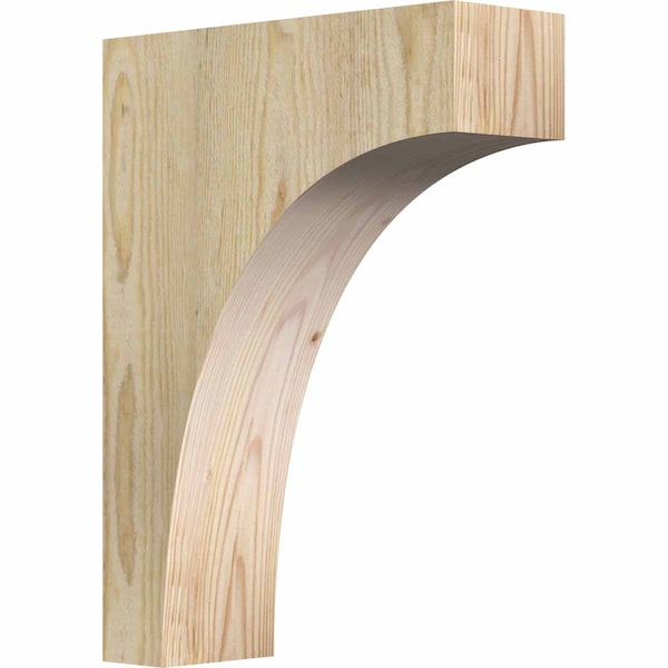 Ekena Millwork Huntington Rough Sawn Corbel, Douglas Fir, 4"W x 12"D x 16"H COR04X12X16HUN00RDF - main
